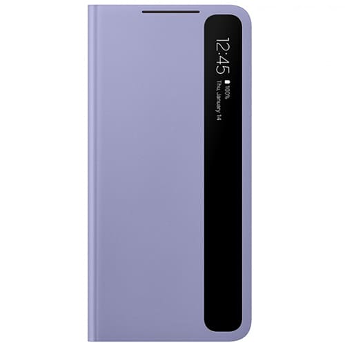 Чехол для Galaxy S21+ книга Samsung Smart Clear View Cover фиолетовый