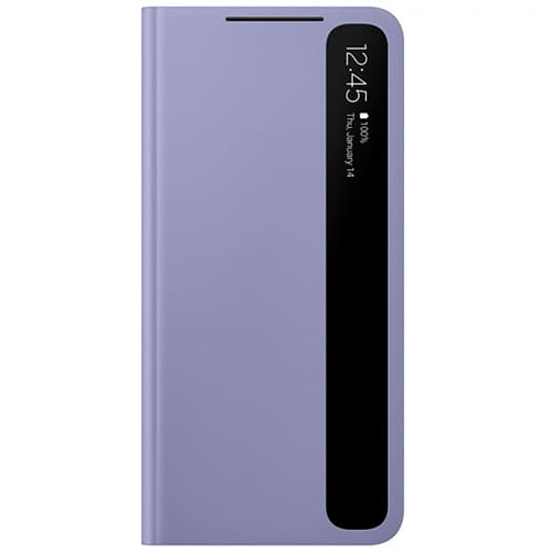 Чехол для Galaxy S21 книга Samsung Smart Clear View Cover фиолетовый