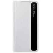 Чехол для Galaxy S21 книга Samsung Smart Clear View Cover светло-серый - фото