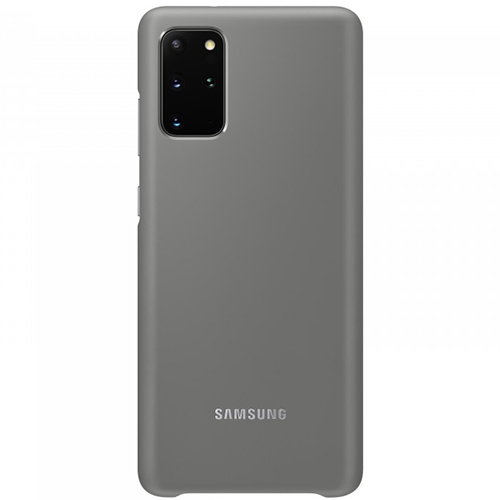 Чехол для Galaxy S20+ накладка (бампер) Samsung Smart LED Cover серый
