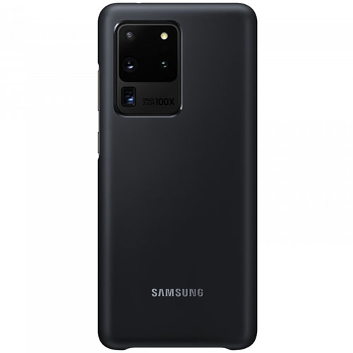 Чехол для Galaxy S20 Ultra накладка (бампер) Samsung Smart LED Cover черный