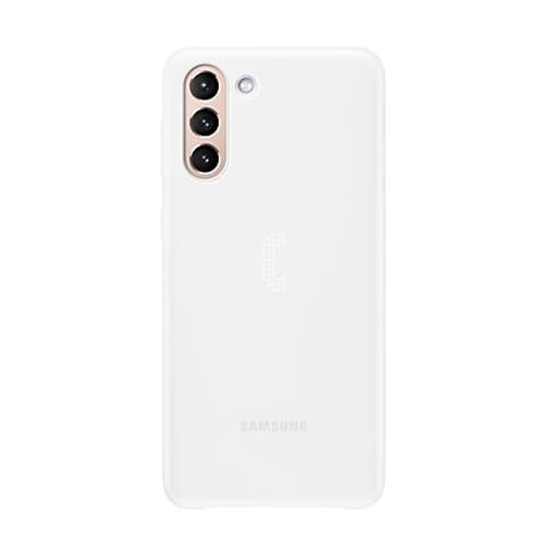 Чехол для Galaxy S21 накладка (бампер) Samsung Smart LED Cover белый