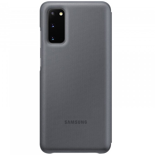 Чехол для Galaxy S20 книга Samsung Smart LED View Cover серый