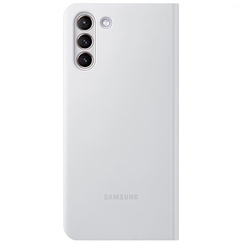 Чехол для Galaxy S21+ книга Samsung Smart LED View Cover светло-серый