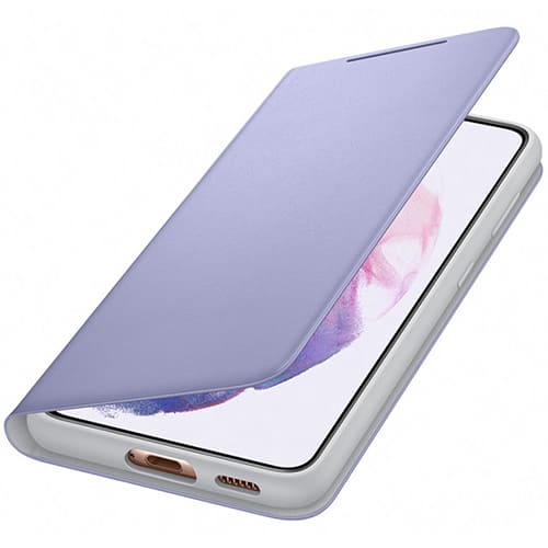 Чехол для Galaxy S21 книга Samsung Smart LED View Cover фиолетовый 