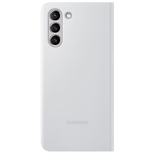 Чехол для Galaxy S21 книга Samsung Smart LED View Cover светло-серый