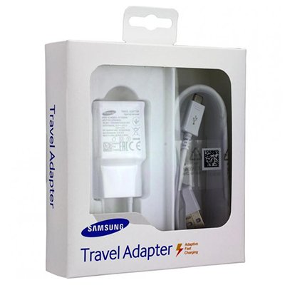 Зарядное устройство для быстрой зарядки Samsung для Galaxy ток 2A (EP-TA20EWE) + кабель белое