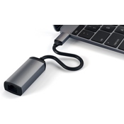 Адаптер Satechi Aluminium USB-C to Ethernet ST-TCENM (Серый) - фото