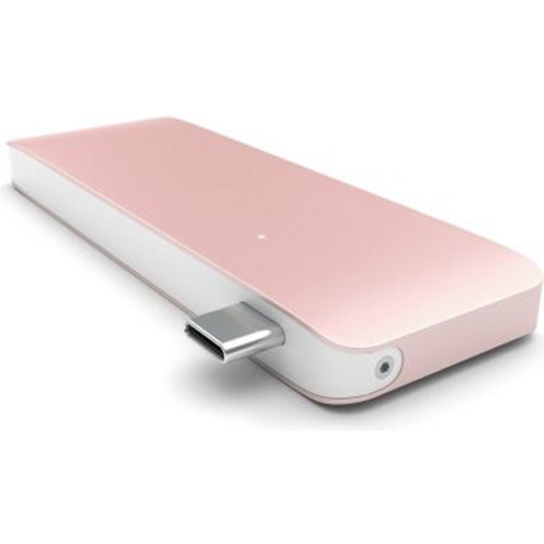 USB-хаб Satechi Type-C USB 3.0 Passthrough Hub (ST-TCUPR) Розовый