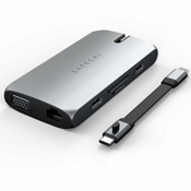 Мультипереходник Satechi USB-C On-the-Go Multiport Adapter (ST-UCMBAM) Серый - фото