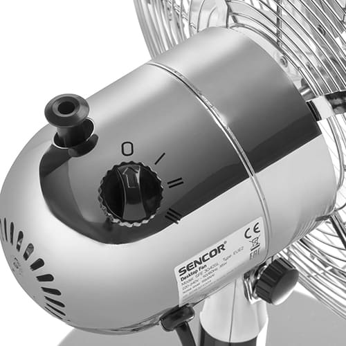 Настольный вентилятор Sencor SFE 3040SL (Серебристый)