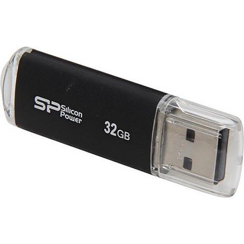 USB Флеш 32GB Silicon Power Ultima II I-series 32Gb (черный)