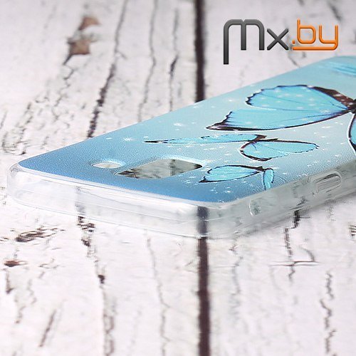 Чехол для Samsung Galaxy J6 2018 накладка (бампер) силиконовый Butterfly 