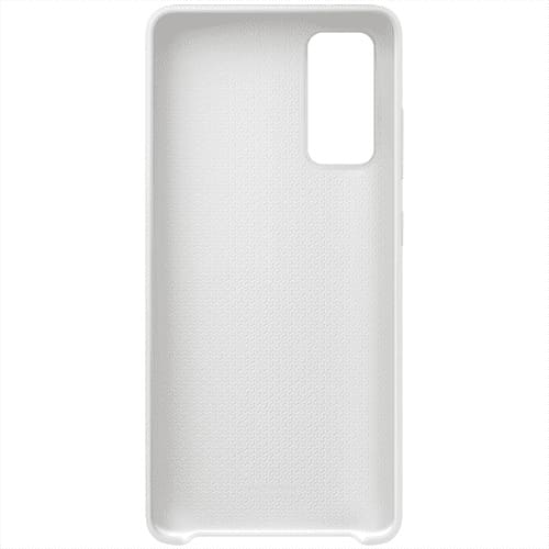 Чехол для Galaxy S20 FE накладка (бампер) Samsung Silicone Cover белый