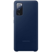 Чехол для Galaxy S20 FE накладка (бампер) Samsung Silicone Cover темно-синий - фото