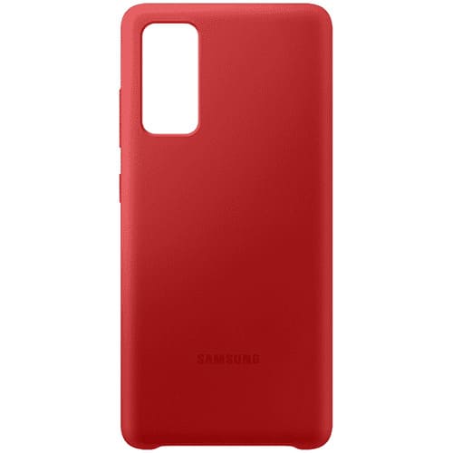 Чехол для Galaxy S20 FE накладка (бампер) Samsung Silicone Cover красный