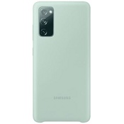 Чехол для Galaxy S20 FE накладка (бампер) Samsung Silicone Cover мятный - фото