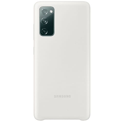 Чехол для Galaxy S20 FE накладка (бампер) Samsung Silicone Cover белый