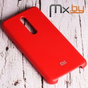 Чехол для Xiaomi Mi 9T накладка (бампер) Silicone Cover красный - фото
