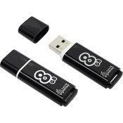 USB Флеш 8GB Smartbuy Glossy (черный) - фото