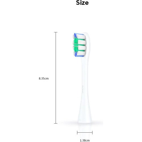 Сменная насадка для зубных щеток Oclean P2, 2 шт. (Белый)