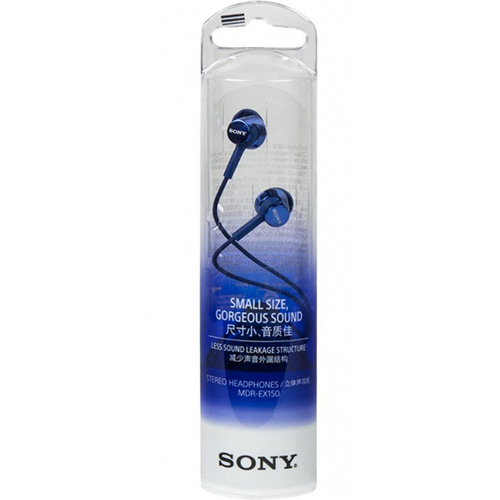 Наушники Sony MDR-EX150 синие