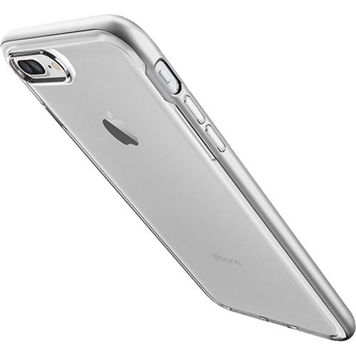 Чехол для iPhone 8 Plus и 7 Plus накладка (бампер) Spigen Neo Hybrid Crystal серебристый (043CS20684)