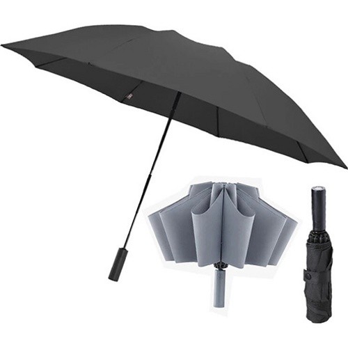 Зонт Urevo 8K Automatic Reverse Folding Umbrella с подсветкой (Серый)
