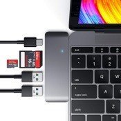 USB-хаб Satechi Combo Hub 3 in 1 USB Type-C (Серый) - фото