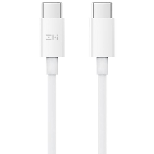 USB кабель ZMI Type-C + Type-C 100W для зарядки и синхронизации, длина 2,0 метра (Белый)
