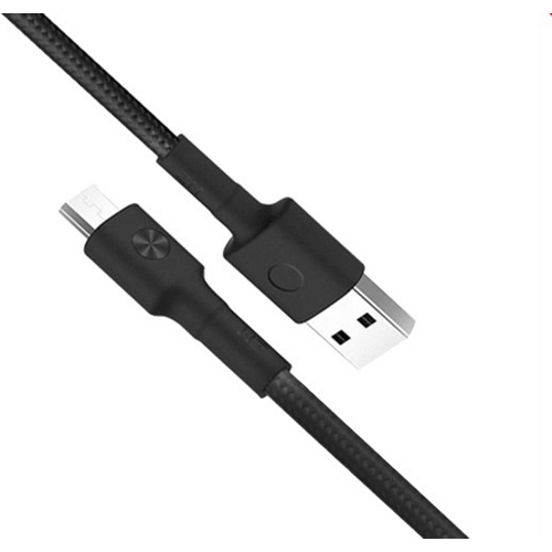 USB кабель Xiaomi ZMI Micro для зарядки и синхронизации, длина 1,0 метр (Черный)