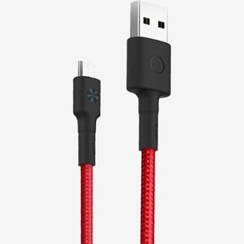 USB кабель Xiaomi ZMI Micro для зарядки и синхронизации, длина 1,0 метр (Красный)