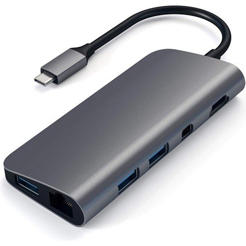 USB-хаб Satechi Aluminum Type-C Multimedia Adapter (Серый)