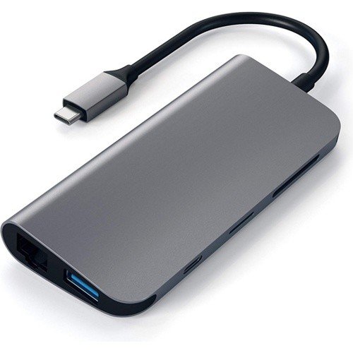 USB-хаб Satechi Aluminum Type-C Multimedia Adapter (Серый)