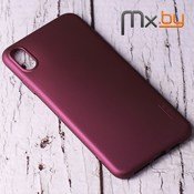 Чехол для iPhone Xs Max накладка (бампер) силиконовый X-level Guardian бордовый - фото