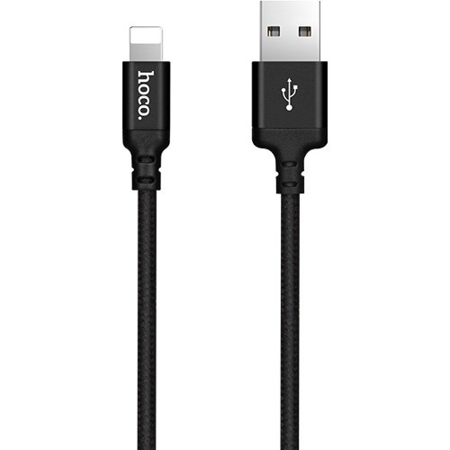 USB кабель Hoco X14 Times Speed Lightning, длина 2,0 метра (Черный)
