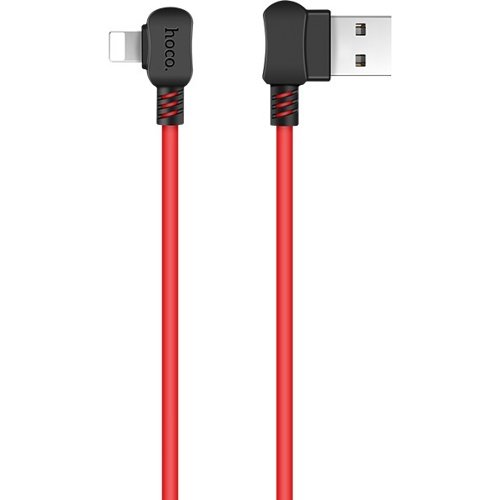 USB кабель Hoco X19 Enjoy Lightning, длина 1,2 метра (Красный)