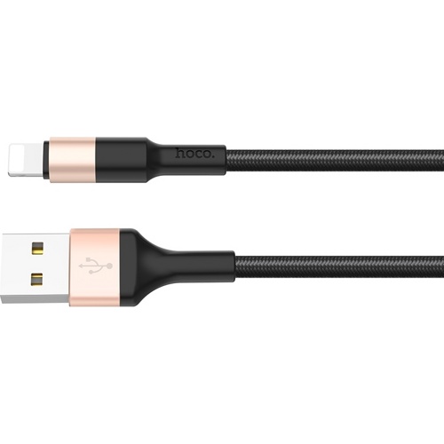 USB кабель Hoco X26 Xpress Lightning, длина 1,0 метр (Черный)