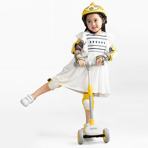 Детский самокат 700kids Fun Cute Children Scooter OD1 (Желтый)