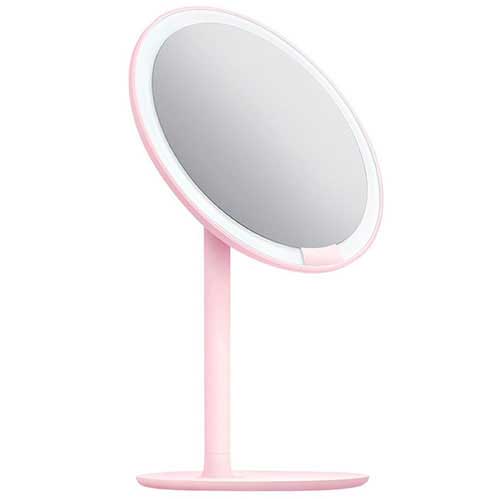 Зеркало с подсветкой Amiro Lux High Color (170 mm.) (Розовый)