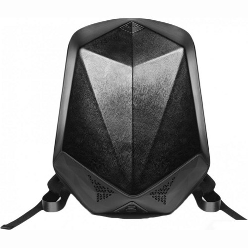 Жесткий рюкзак Beaborn Backpack PU со встроенной колонкой Hi-Fi Bluetooth (Черный)