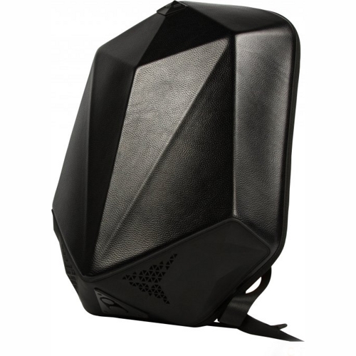 Жесткий рюкзак Beaborn Backpack PU со встроенной колонкой Hi-Fi Bluetooth (Черный)