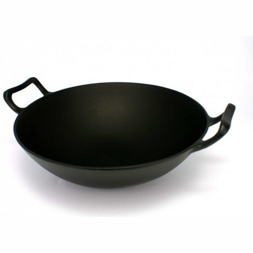 Сковорода чугунная Chinese Cast Iron Wok (Черный)