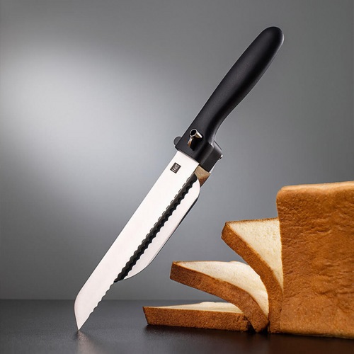 Нож-слайсер для хлеба Huo Hou HU0086, 177 мм
