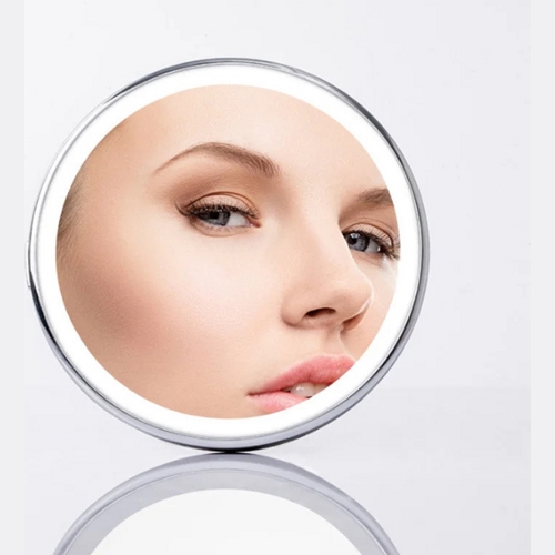 Зеркало для макияжа с подсветкой Jordan&Judy LED Makeup Mirror (Розовый)