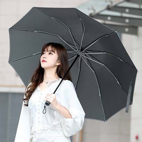 Зонт Xiaomi Konggu Automatic Umbrella Anti-UV с подсветкой (Серый)