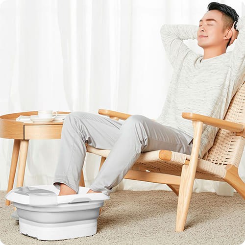 Массажная ванна для ног Xiaomi Leravan Folding Massage Foot Bath LF-ZP008 (Серый)