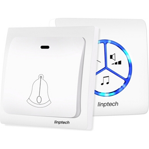 Умный дверной звонок Linptech Self Powered Wireless Doorbell G1 (Белый)