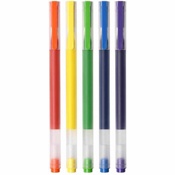 Набор гелевых ручек Xiaomi MiJia Dural Color Pen 0.5mm 5 шт. (BHR4831CN) Цветной - фото