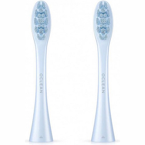 Сменная насадка для зубных щеток Oclean PW07 Toothbrush Head, 2шт. (Голубой)